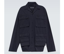 Balenciaga Hemdjacke aus Baumwolle