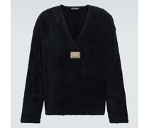 Dolce&Gabbana Pullover aus Baumwoll-Frottee