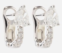 Ohrringe aus 18kt Weissgold mit Diamanten