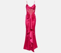 Robe aus Satin