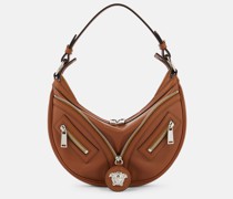 Versace Schultertasche Repeat Small aus Leder