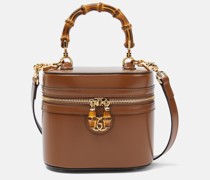 Schultertasche Double G Mini aus Leder