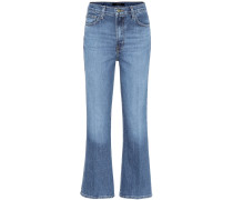 High-Rise Cropped Jeans Julia