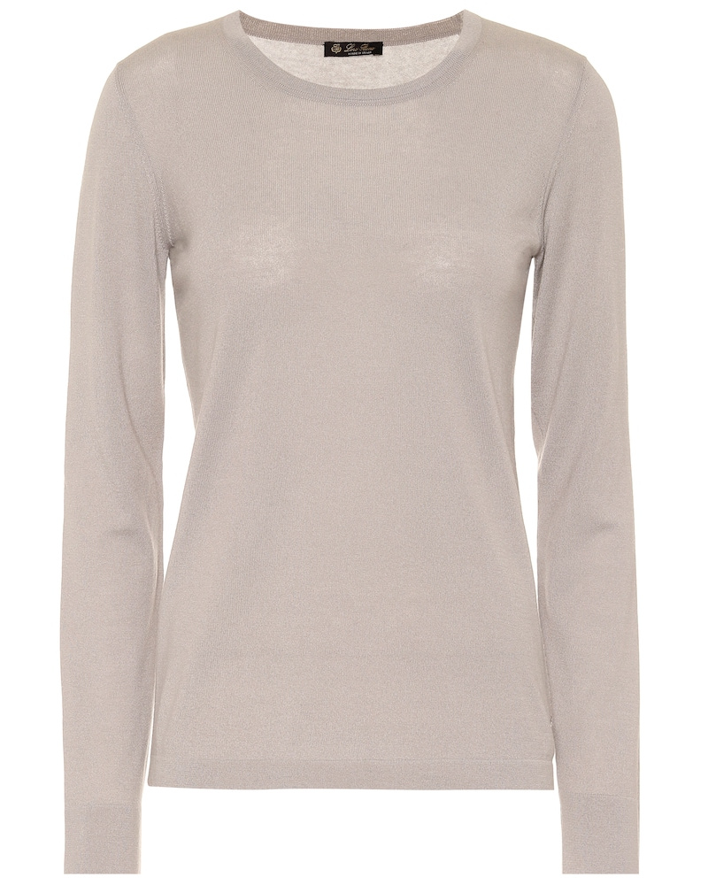 Loro Piana Damen Loro Piana Longsleeve Piuma aus Kaschmir