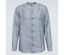 Giorgio Armani Bedrucktes Hemd aus Seide