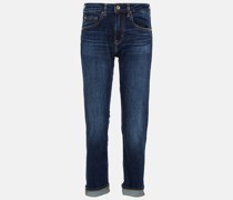 Mid-Rise Slim Jeans Girlfriend