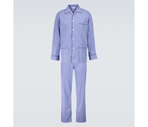 Karierter Pyjama Felsted 3 aus Baumwolle
