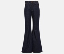 Chloe Mid-Rise Flared Jeans