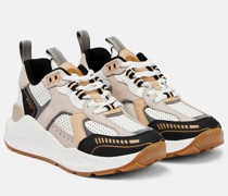 Burberry Sneakers mit Leder