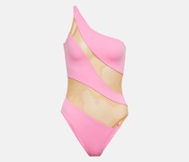Norma Kamali Badeanzug Snake Mesh Mio