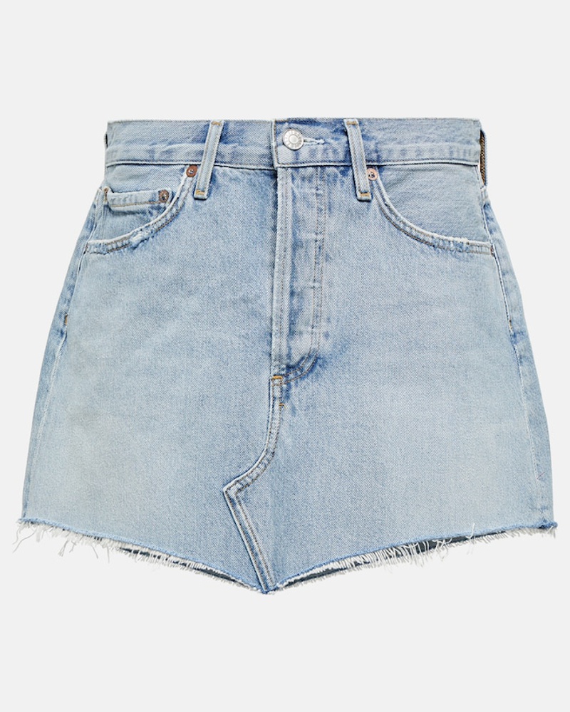 AGOLDE Damen Agolde Jeansrock