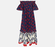 La DoubleJ Bedrucktes Maxikleid Capalbio