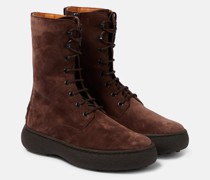 Ankle Boots aus Veloursleder