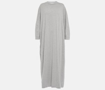 Extreme Cashmere Maxikleid N°274 Spook aus Baumwolle und Kaschmir