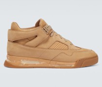 Maison Margiela High-Top Sneakers aus Leder und Mesh