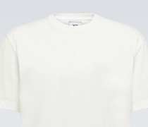 Y-3 Bedrucktes T-Shirt aus Baumwolle