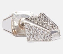 Eera Einzelner Ohrring aus 18kt Weissgold mit Diamanten