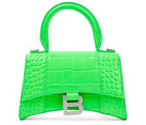 Balenciaga Schultertasche Hourglass Small aus Leder