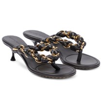 Bottega Veneta Zehensandalen Dot aus Leder