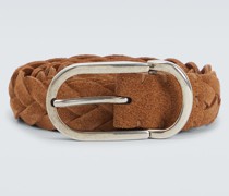 Brunello Cucinelli Guertel aus Veloursleder