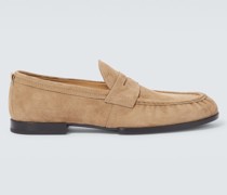 Loafers aus Veloursleder