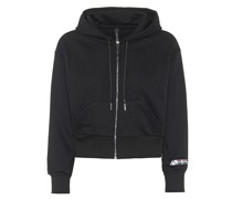 Kapuzenjacke aus einem Baumwollgemisch