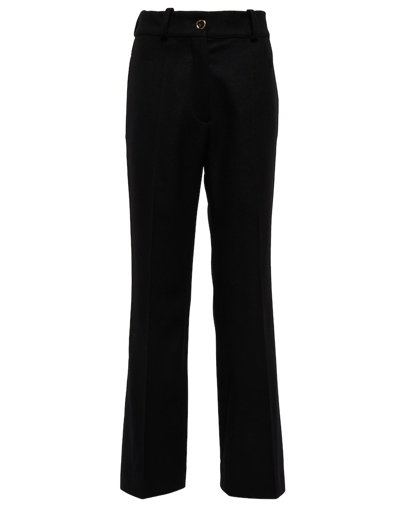 Patou Damen Patou Hose aus Schurwolle und Kaschmir
