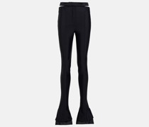 Mugler High-Rise-Schlaghose