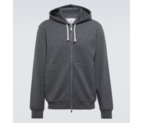 Brunello Cucinelli Kapuzenjacke aus einem Baumwollgemisch