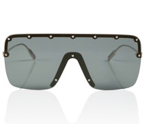Gucci Eckige Aviator-Sonnenbrille