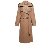 The Mannei Trenchcoat Amman aus Leder