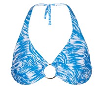 Bedrucktes Bikini-Oberteil Brussels