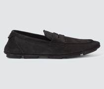 Loafers aus Veloursleder