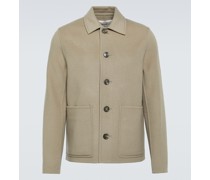 Ami Paris Jacke aus Wolle und Kaschmir
