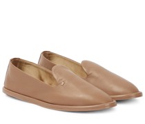 Max Mara Ballerinas Leen aus Leder