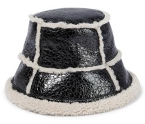 Jean Paul Gaultier Hut aus Leder und Shearling