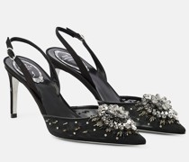 Verzierte Slingback-Pumps