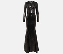 Dolce&Gabbana Robe mit Pailletten