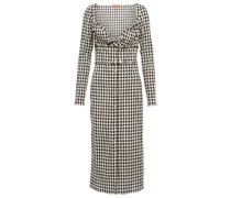 Altuzarra Kleid Himalia Gingham aus Baumwolle und Seide