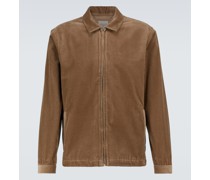 Sunspel Jacke Harrington aus Baumwollcord