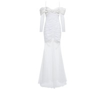 Rasario Robe aus Satin und Spitze