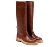 Brunello Cucinelli Verzierte Stiefel aus Leder