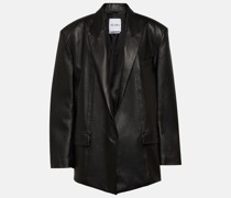 The Attico Oversize-Blazer aus Leder