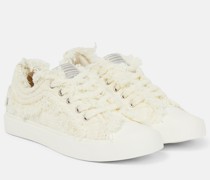 Sneakers Wonderland aus Baumwoll-Frottee