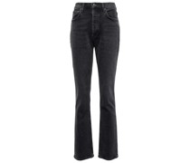 Agolde High-Rise Slim Jeans Freya