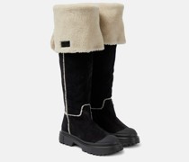 Stiefel H619 aus Veloursleder