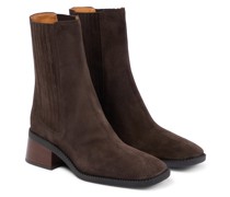 Chelsea Boots aus Veloursleder