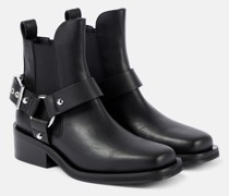 Chelsea Boots aus Lederimitat