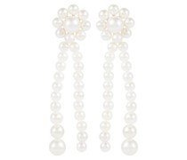 Ohrringe Promenade de Fleur aus 14kt Gelbgold mit Suesswasserperlen