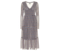 Kariertes Midikleid Julianne